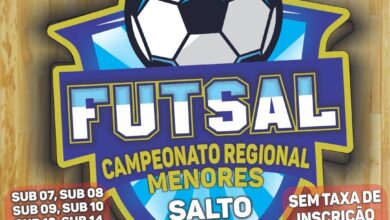 Estão abertas as inscrições para o Campeonato Regional de Futsal Menores 2025