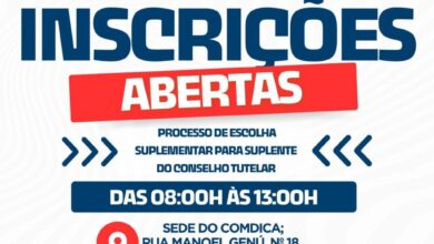 PROCESSO DE ESCOLHA SUPLEMENTAR PARA SUPLENTE DO CONSELHO TUTELAR 2025 – Pref. Mun. de Poção