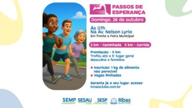 Corrida e caminhada “Passos de Esperança” unem saúde, solidariedade e bem-estar em Ribas do Rio Pardo