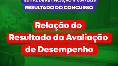 Edital de Retificação 04/2025 - RELAÇÃO DO RESULTADO DA AVALIAÇÃO DE DESEMPENHO dos Profissionais do Magistério Público Municipal de Porecatu